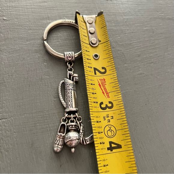 Brighton Silver Tone Golf Key Chain - Picture 3 of 7